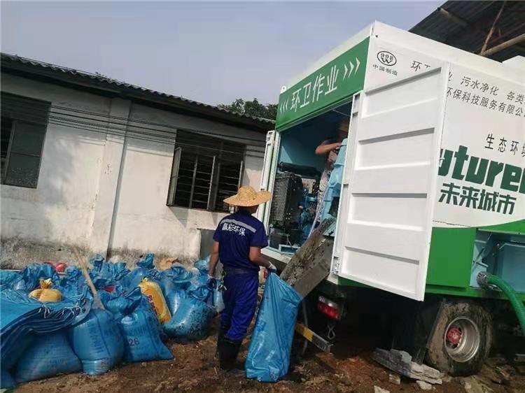 阆中工业污泥压干处理